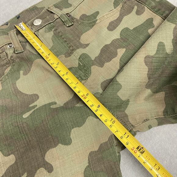 Gap Camouflage Pants Women's Sz 29/8 Petite True Skinny High Rise Olive Green - Picture 7 of 12